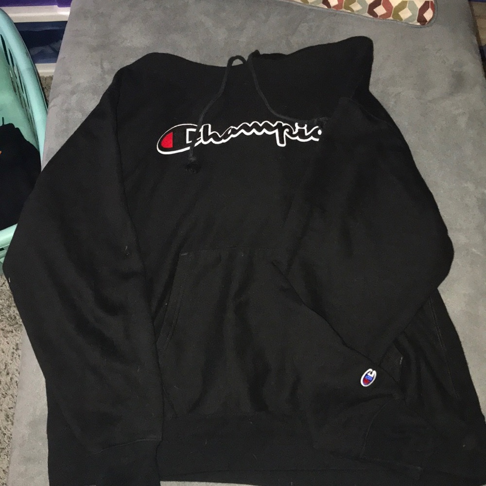 Champion reverse weave graphic fleece hoodie
